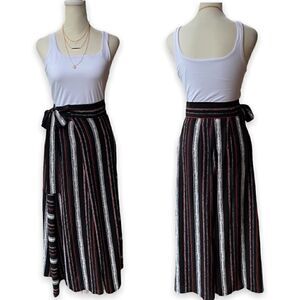 Eva franco wide striped leg regatta pants